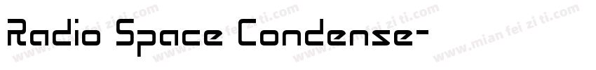 Radio Space Condense字体转换